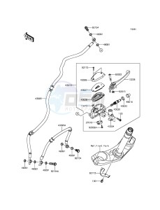 VERSYS 650 KLE650EGF XX (EU ME A(FRICA) drawing Front Master Cylinder