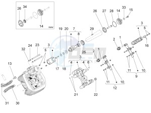 California 1400 Touring SE ABS 1380 drawing LH cylinder timing system