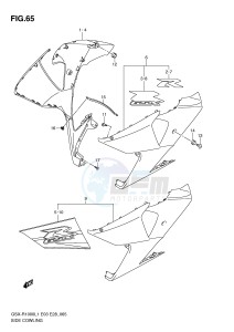 GSX-R1000 (E3-E28) drawing SIDE COWLING