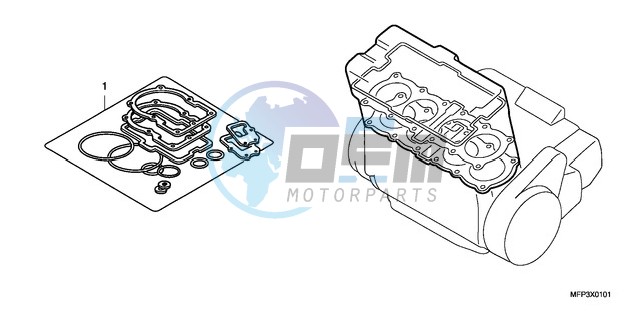 GASKET KIT A (CB13009/S9/A9/SA9)