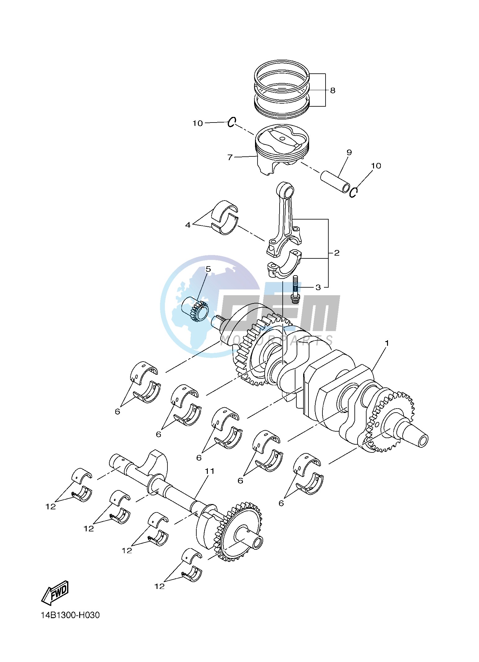 CRANKSHAFT & PISTON