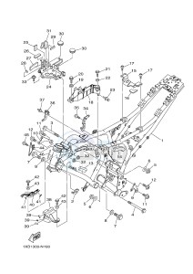 MT07A MT-07 ABS 700 (1XB6 1XB8) drawing FRAME