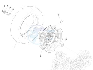 LT 125 4T 3V ie E3 (APAC) (In, Tw, TwI, Vt) drawing Rear wheel