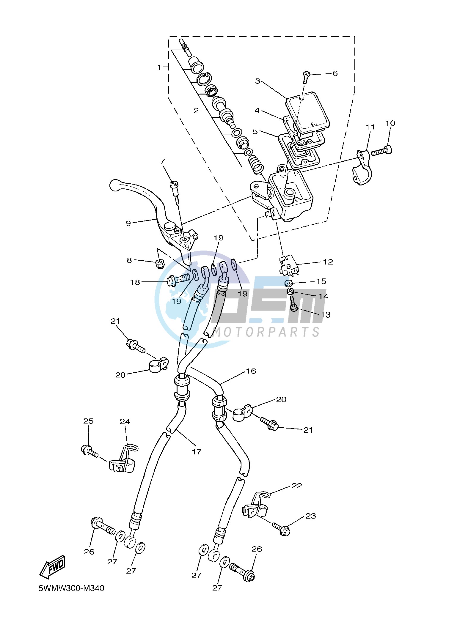 FRONT MASTER CYLINDER