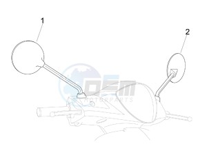 Liberty 125 4t Delivery e3 drawing Mirrors