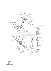 YFM700FWAD YFM700PHE GRIZZLY 700 EPS HUNTER (2BGA) drawing VALVE