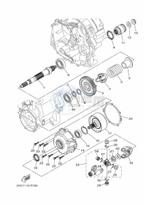 YXZ1000E YXZ1000R (B5J4) drawing MIDDLE DRIVE GEAR