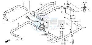 VTR1000SP VTR1000SP-1 drawing AIR INJECTION CONTROL VALVE