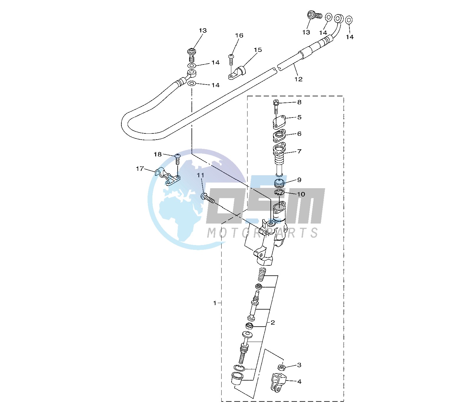 REAR MASTER CYLINDER