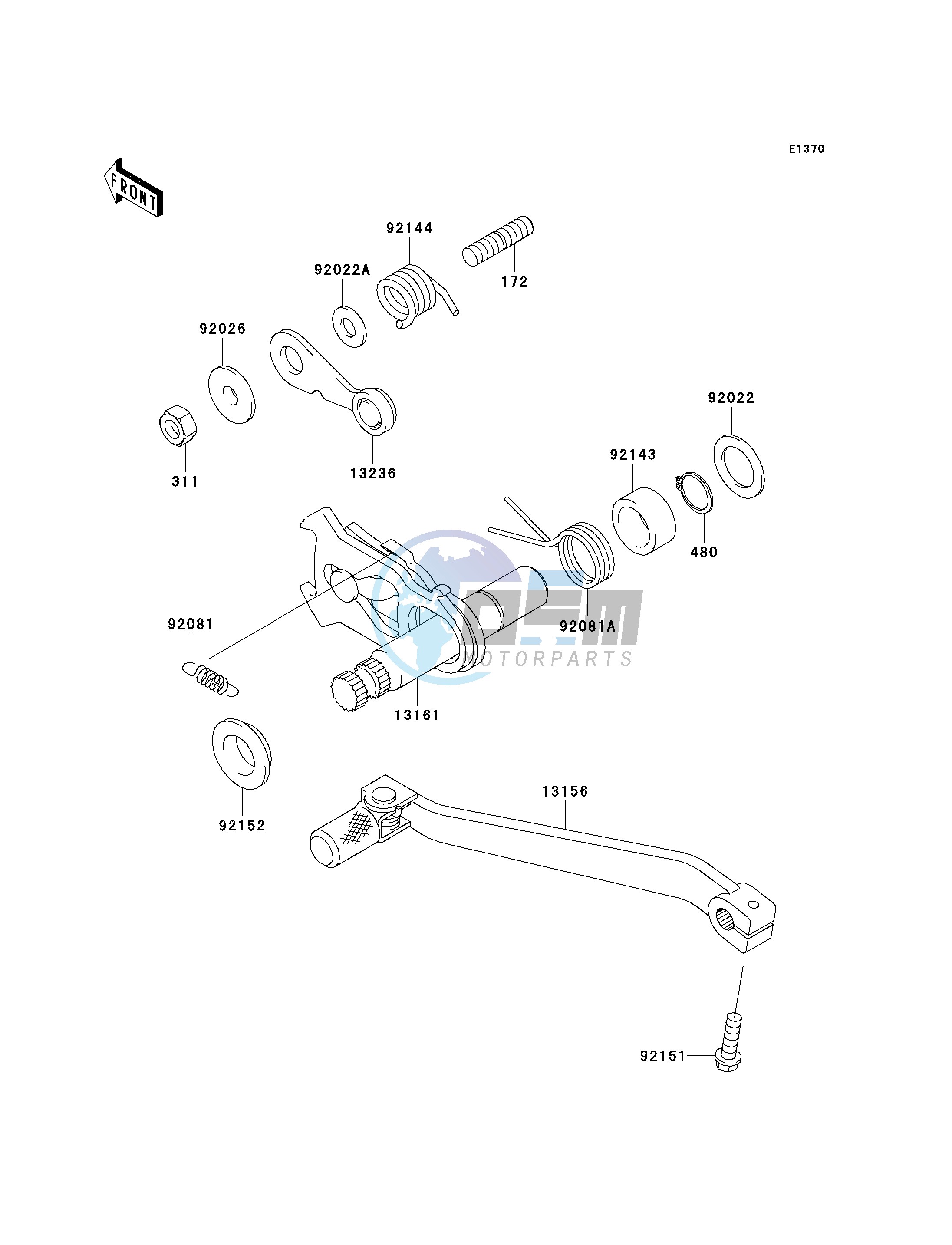 GEAR CHANGE MECHANISM