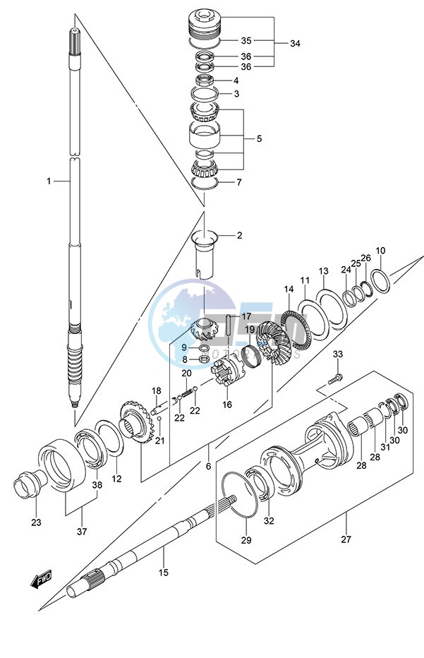 Transmission (C/R) (Model: ZG)