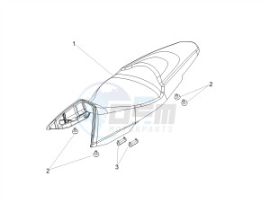 SHIVER 900 E4 ABS NAVI (EMEA) drawing Saddle