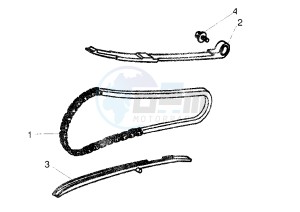 X9 250 drawing Cam Chain