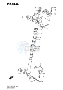 GSX-S125 MLX drawing STEERING STEM