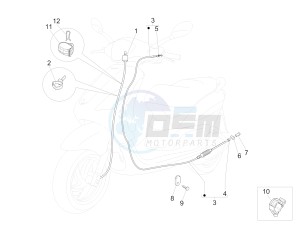 Fly 50 4T 4V USA (EMEA) drawing Transmissions