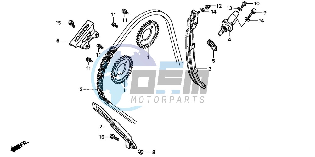 CAM CHAIN/TENSIONER