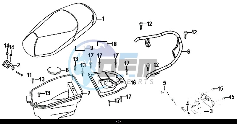 SEAT REAR GRIP