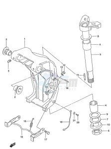 DT 115 drawing Swivel Bracket (1986 to 1995)