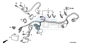 CRF230F9 Australia - (U) drawing WIRE HARNESS