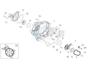 ETV Caponord 1200 drawing Water pump