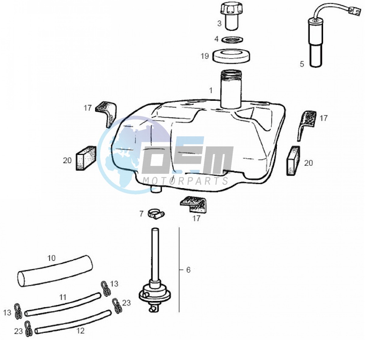 Fuel tank (Positions)