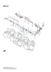 GSF-1250S ABS BANDIT EU drawing THROTTLE BODY HOSE-JOINT