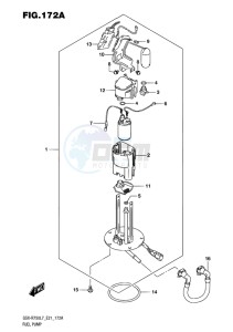 GSX-R750 EU drawing FUEL PUMP