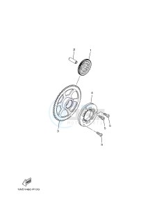 YZF-R3A 321 R3 (B02D) drawing STARTER CLUTCH