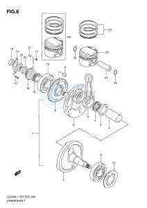 GZ250 (P3) drawing CRANKSHAFT