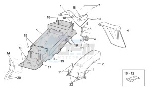 RSV 2 1000 SP drawing Rear body - Undersaddle