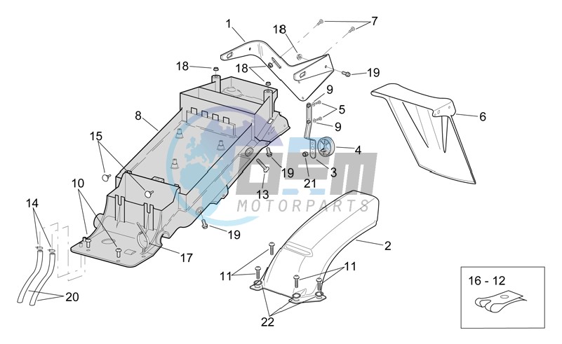 Rear body - Undersaddle