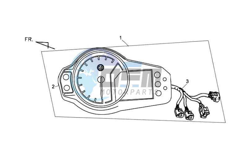 DASHBOARD / SPEEDOMETER CABLE / WIRING HARNASS