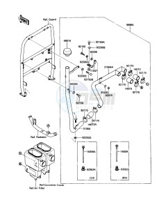 KAF 450 B [MULE 1000] (B1) [MULE 1000] drawing OPTIONAL PARTS