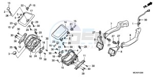 GL18009 France - (F / CMF) drawing AIR DUCT