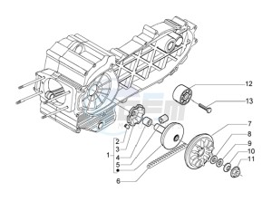 Beverly 500 drawing Driving pulley