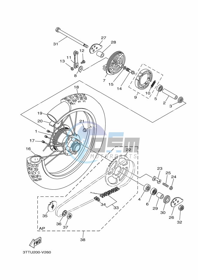 REAR WHEEL