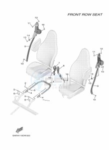 YXF850E YXF85WPAM (BARE) drawing SEAT 2