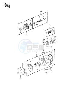 KLT 200 A [KLT200] (A1-A3) [KLT200] drawing OIL PUMP_OIL FILTER -- 81-82 KLT200-A1_A2_A3- -