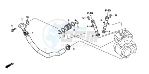 VT750C drawing WATER PIPE