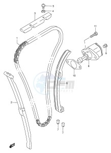 GSF250V (E24) Bandit drawing CAM CHAIN