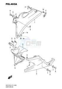 GSX-S125 MLX drawing UNDER COWLING