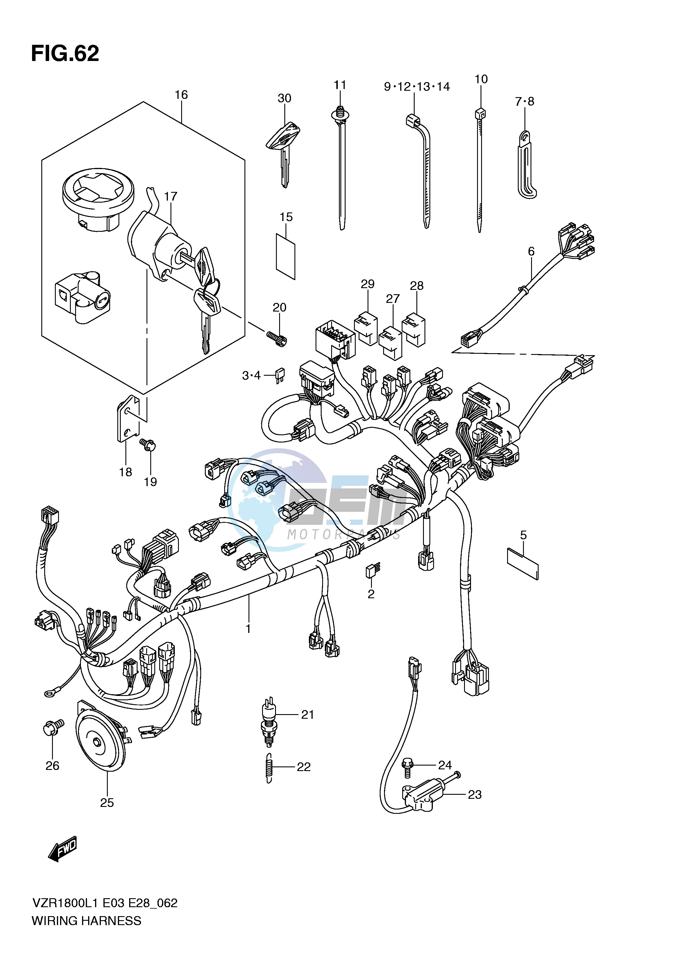 WIRING HARNESS (VZR1800L1 E33)