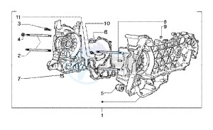 X9 200 180 drawing Crankcase