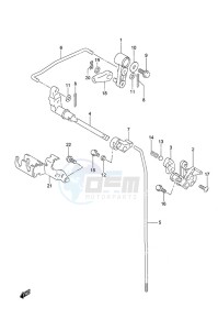 DF 20A drawing Clutch Rod Remote Control