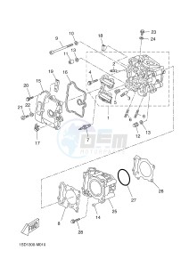 YP400RA X-MAX 400 ABS X-MAX (1SDE 1SDE 1SDE 1SDE) drawing CYLINDER