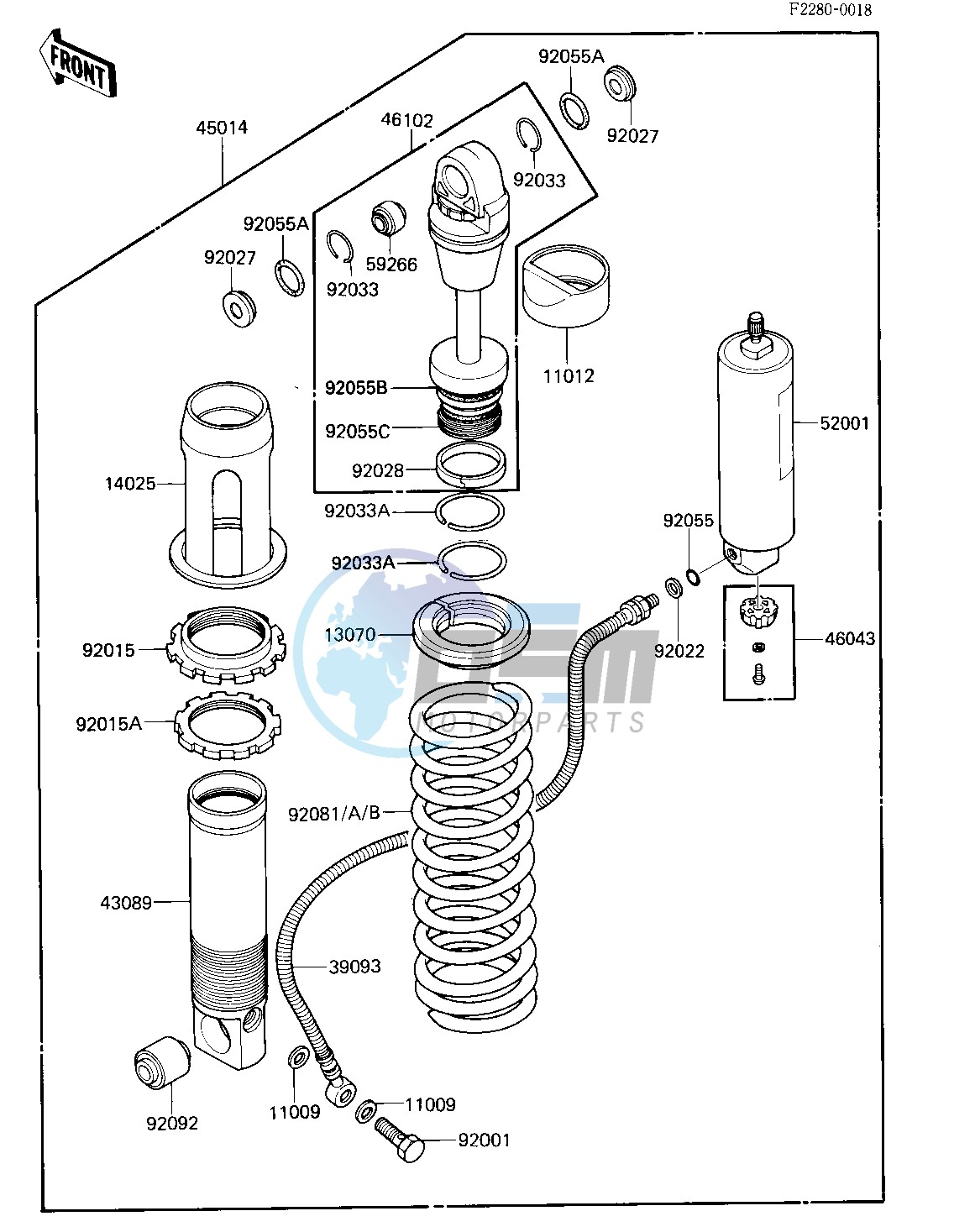 SHOCK ABSORBER -- 84 A2- -