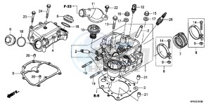 TRX420FMD TRX420 Europe Direct - (ED) drawing CYLINDER HEAD