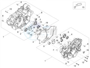 RS 125 REPLICA 4T E4 ABS (EMEA) drawing Crankcases I