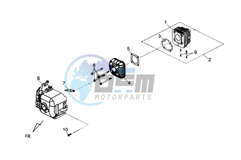 CYLINDER / CYLINDER HEAD /CYLINDER HEAD COVER