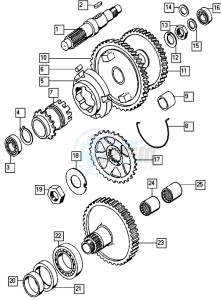 REVIVAL_25-45kmh_K1-K5 50 K1-K5 drawing Countershaft